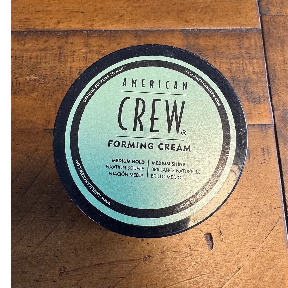 American Crew Forming Cream Mens 3oz Medium Hold Shine Hair Styling Pomade Wax